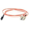 Legrand C2G 6M Mtrj-Sc 62.5/125 Om1 Duplex Multimode Pvc Fiber Optic Cable - 33122